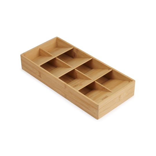 Joseph Joseph DrawerStore Bamboo Large Compact Cutlery Organizer